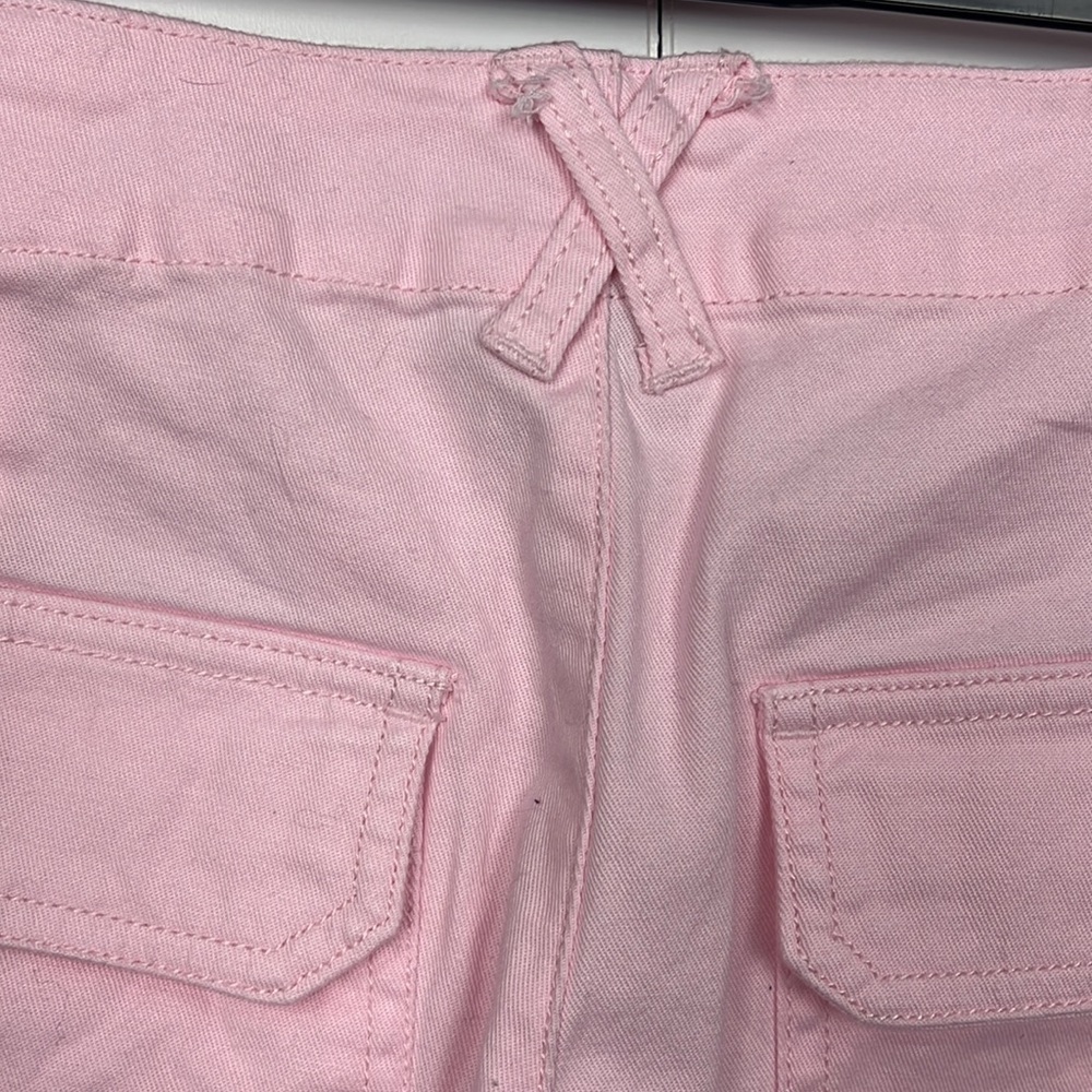 Universal Threads Womens Cargo Pants 16 Pink Wide Leg Cargo Pockets Classic NWT - Picture 10 of 15